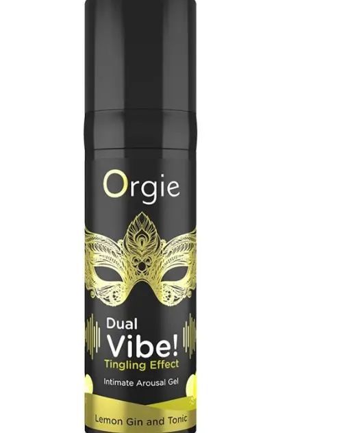 Dual Vibe Gin and Tonic Lemon Kissable Liquid Vibrator 15ml
