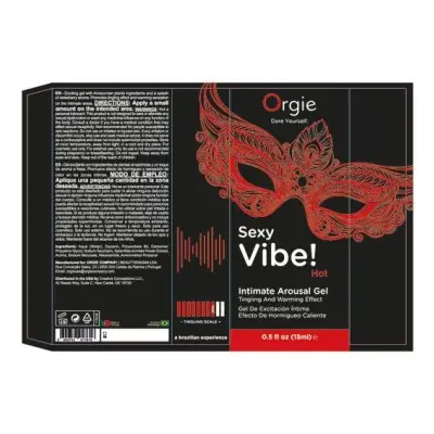 Sexy Vibe Hot Intimate Arousal Gel 15ml
