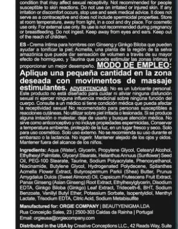 Touro Xxxl Power Cream for Him 15ml
