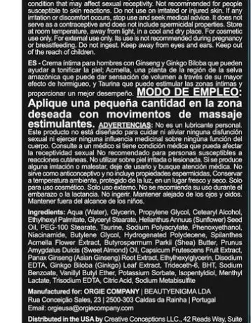 Touro Xxxl Power Cream for Him 15ml
