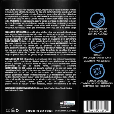 Wet Original Water Based Lubricant 128 Oz
