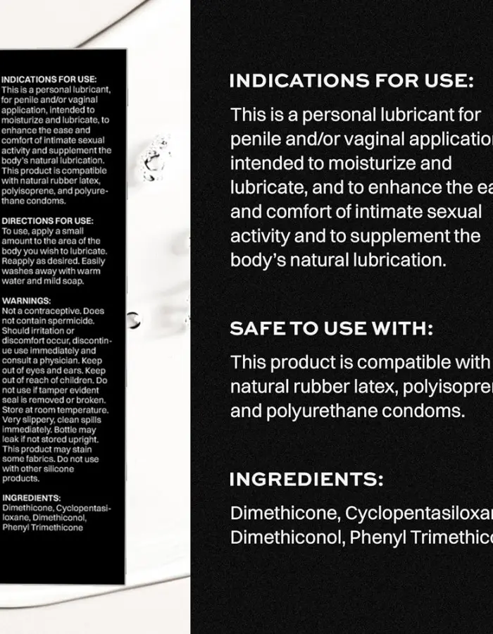 Wet Platinum Luxury Silicone Lubricant 16oz