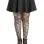 Plus Bow Net Tights - 1x 2x - Black