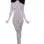 Gloved Bodystocking Dmnd - Os - White