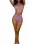 Lace Bralette Panty and Gloves Set - Os - Lilac
