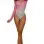 Ombre Net Bodystocking - Os - Tropical Sky