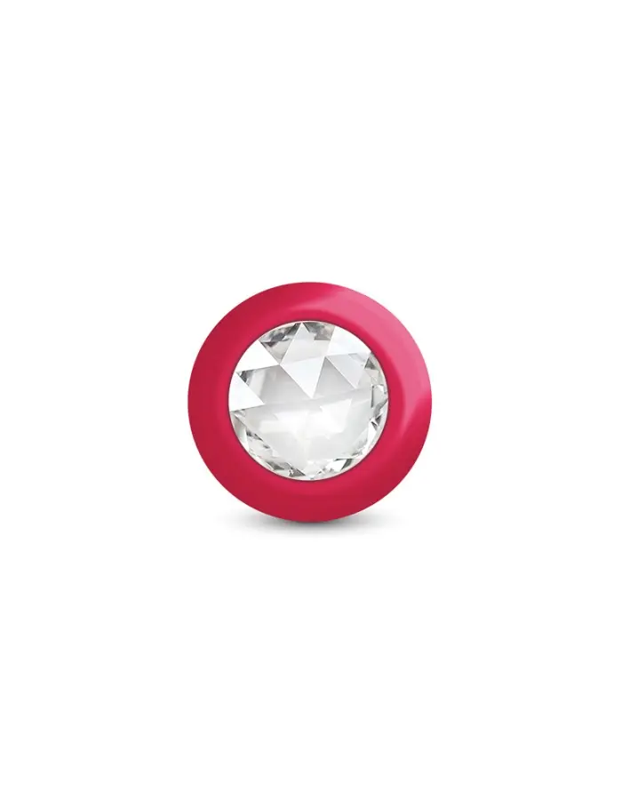 Eluxe Vibrating Clr Gem Rbyombre Plug Md With Remote