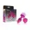 Twila Twirling Purple Gem Light Up Vibrating Plug With Pnk Heart Remote