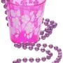 Shot Glass on Beads - Hot Pink