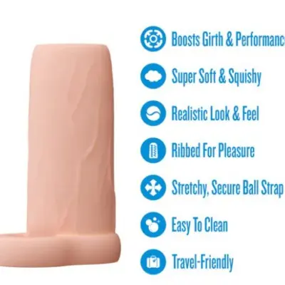 Performance 3.5 Inch Enhancement Sleeve - Beige
