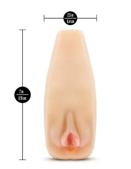 Enlust Sabrina Male Masturbator With Bullet Vibrator - Beige