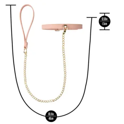 Temptasia Ardor - Collar and Leash - Pink