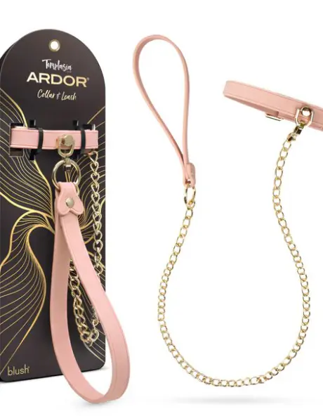 Temptasia Ardor - Collar and Leash - Pink