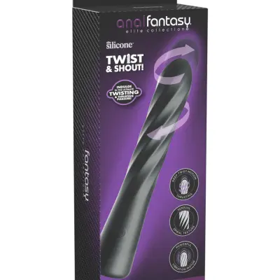 Anal Fantasy Elite Twist Ecstasy - Black