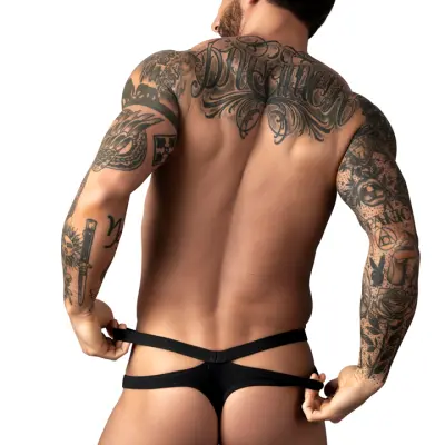 Eco Coxy Cutout Thong - S/m - Black