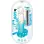 Dream Boy 8" - Jelly Vibrator Wet Dreams - Clear Aqua