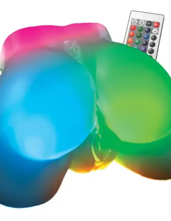 Pdx Elite After Dark Series Go-Go Booty Led Mega Masturbator - Frosted