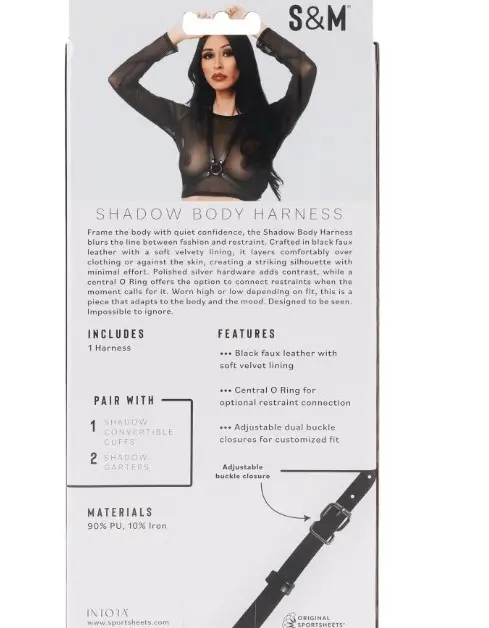 Shadow Body Harness - Black