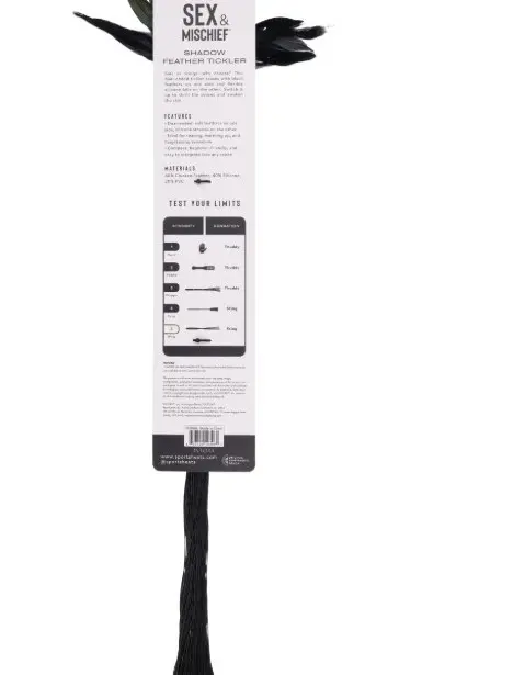 Shadow Feather Tickler - Black