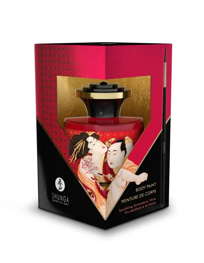 Edible Body Paint Sparkling Strawberry Wine