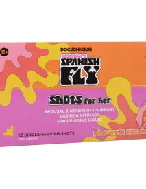 Spanish Fly Shot for Her 12 Pack Display 2 Fl Oz Bottle Pineapple Passion