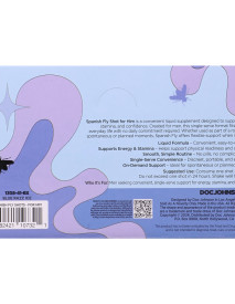 Spanish Fly Shot for Him 12 Pack Display 2 Fl Oz Bottle Blue Razz Ice