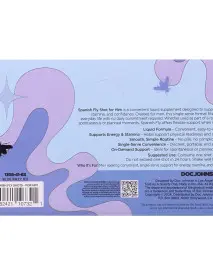 Spanish Fly Shot for Him 12 Pack Display 2 Fl Oz Bottle Blue Razz Ice