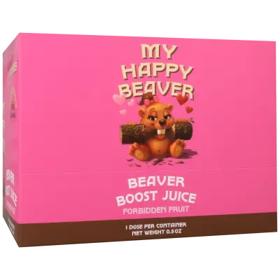 Beaver Boost Juice for Her 12 Pack Display Forbidden Fruit