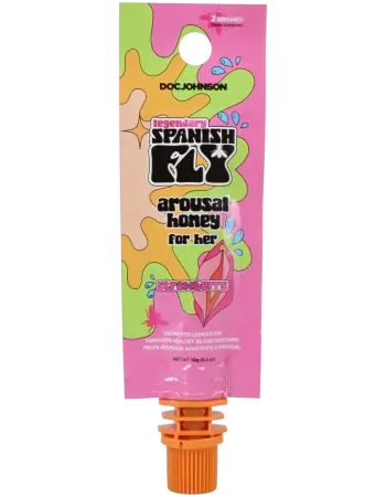 Spanish Fly Arousal Honey for Her 12 Pack Display Strawberry