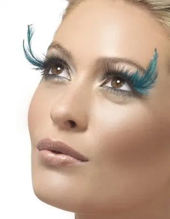 Black Teal Eyelashes