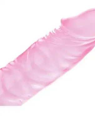 Adam and Eve Pink Jelly Slim Dildo - Pink