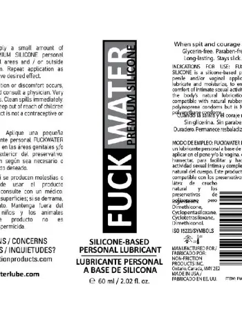 Fuck Water Premium Silicone Lubricant - 2 Fl. Oz.