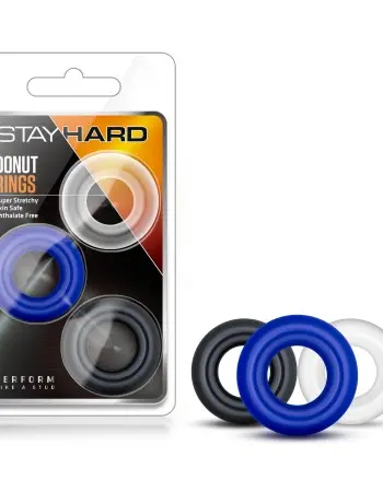 Stay Hard Donut Rings - 3 Pack
