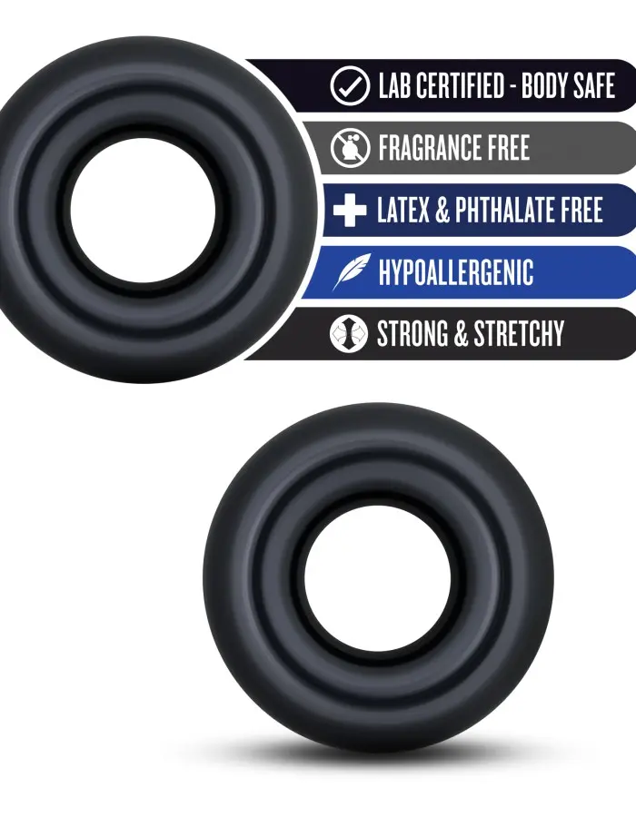 Stay Hard Donut Rings - Over Sized