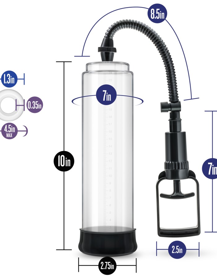 Performance Vx3 - Male Enhancement Pump System - Clear