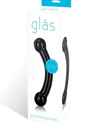 Double Bull Black Dildo