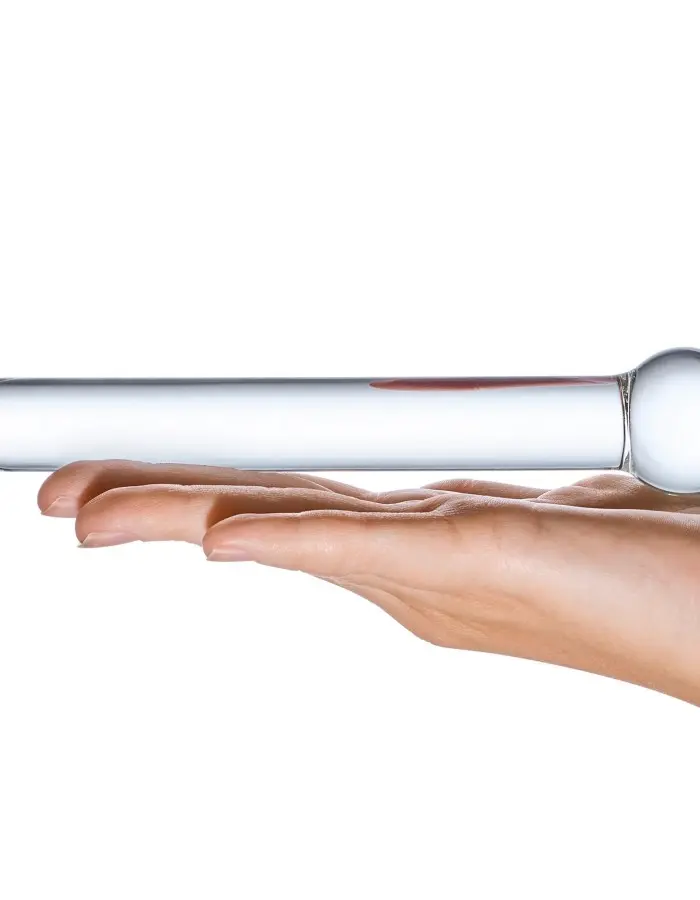 7 Inch Straight Glass Dildo