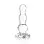 4 Inch Glass Butt Plug
