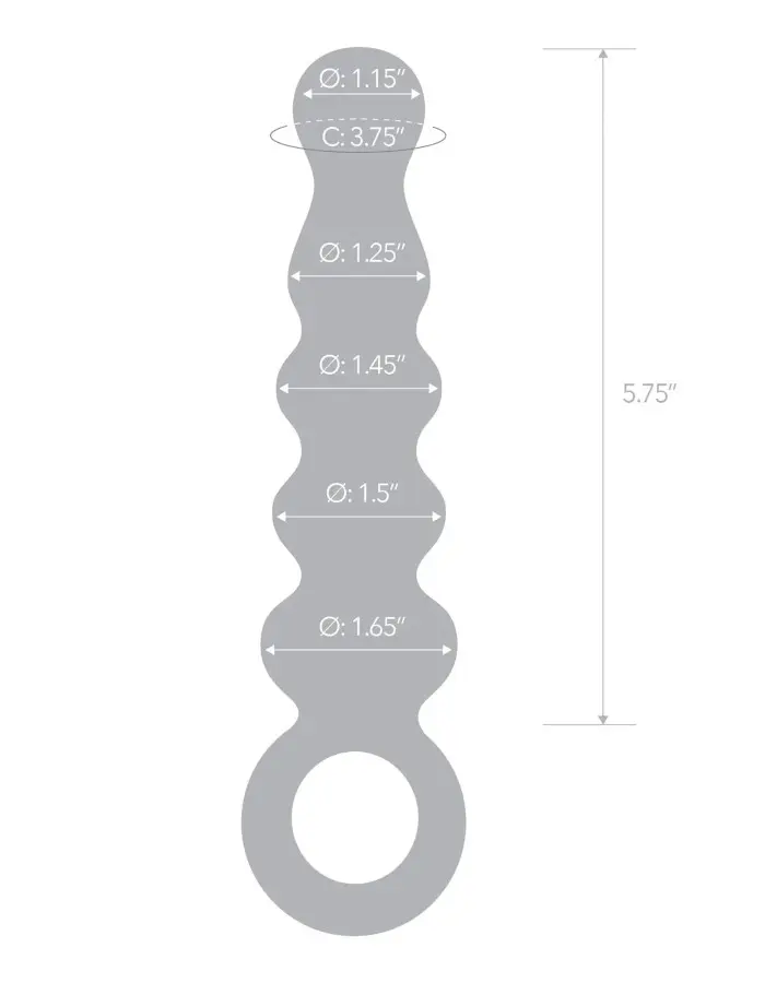 Quintessence Beaded Anal Slider