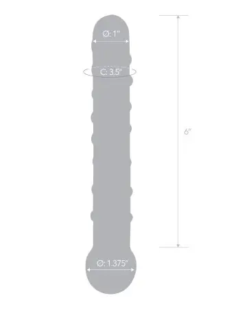 Callisto Clear Glass Dildo