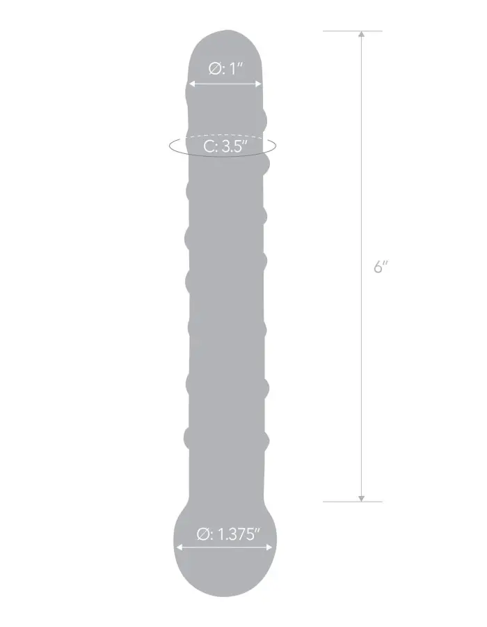 Callisto Clear Glass Dildo