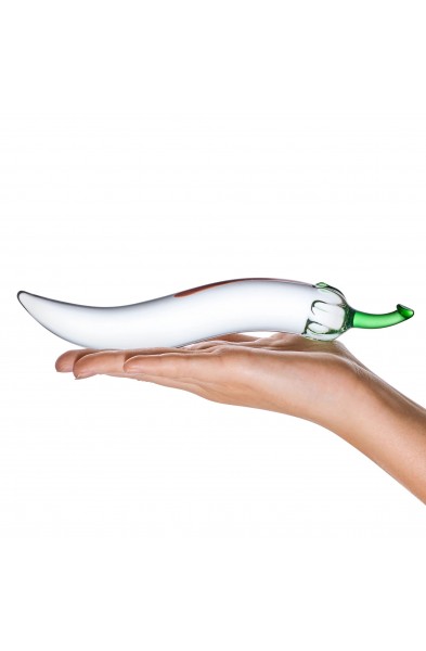 Glass Naturals Chili Pepper Dildo