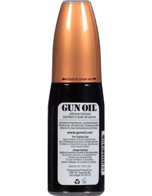 Gun Oil Silicone Lubricant - 2 Oz.