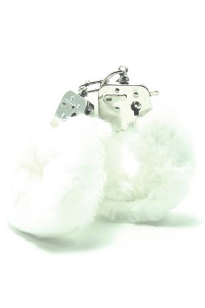 Plush Love Cuffs - White