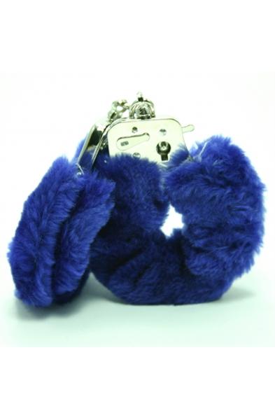 Plush Love Cuffs - Blue