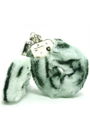 Plush Love Cuffs - Zebra