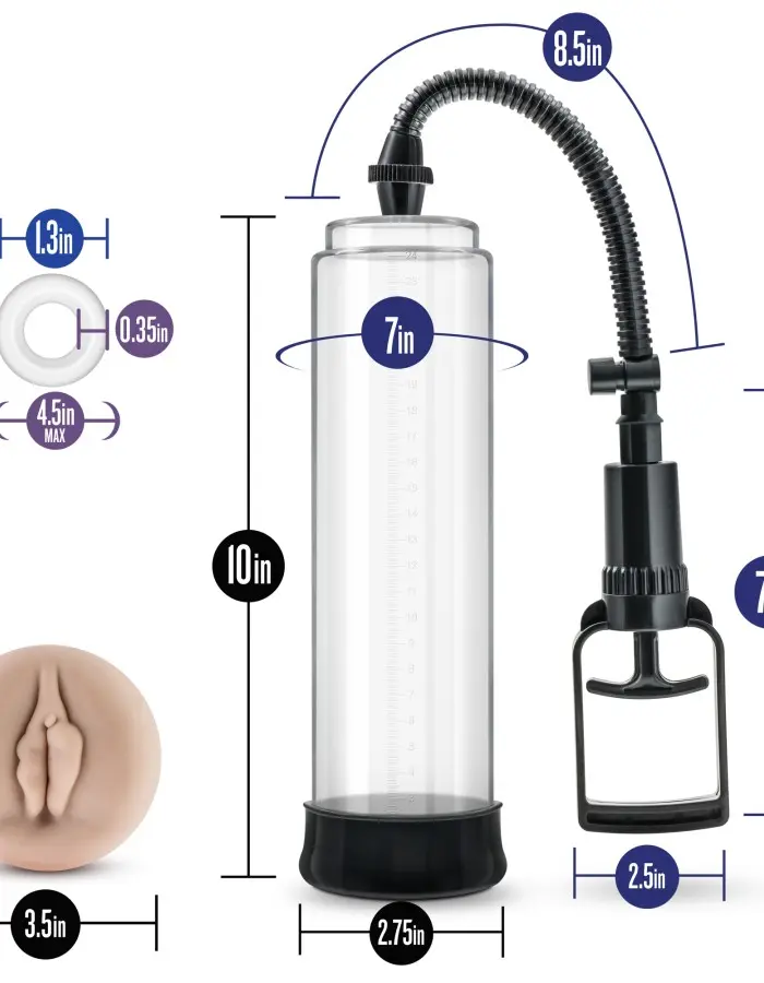 Performance - Vx5 Male Enhancement Pump System - Clear