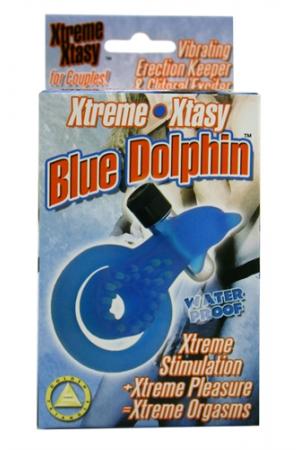 Xtreme Xtasy Ring Dolphin C-Ring - Blue