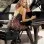 Criss-Cross Back Body Stocking  - One Size - Black
