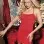 Slinky Mini Dress - One Size - Red